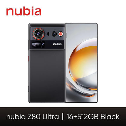 Global Version Zte Nubia Z80 Ultra 5g Snapdragon 8 Elite Gen 5 7200Mah 6.85'' 144Hz Oled Display 90W Fast Charging 64Mp+50Mp Ai