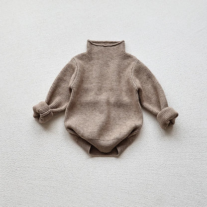 MILANCEL Spring Autumn New Kids Infant Sweaters Turtleneck Boys Pullover Boys Knitwear Girls Base Sweater