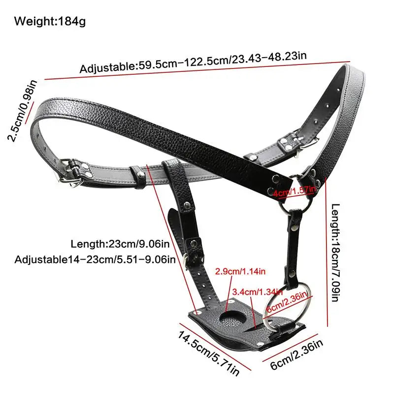 【AD】Adjustable Strapless Suspender Harness Pants Adult Sex Toys Dildos Pants with Triple Belt BDSM Gift for Women Men Beginners