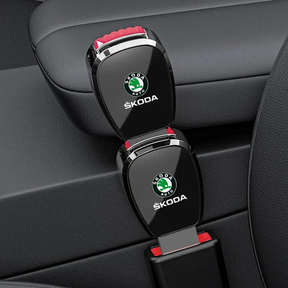 Car Seat Belt Buckle Plug Auto Safety Strap Extension Accessories interior For Skoda Octavia Superb Rapid Kodiaq Karoq Fabia VRS