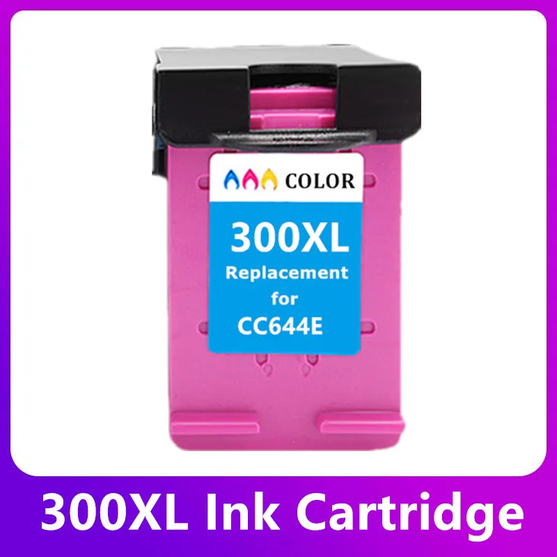 Replacement 300XL Ink Cartridges for HP 300 for HP300 XL Deskjet F4280 F4580 D2560 D2660 D5560 Envy 100 110 120 Photosmart C4680