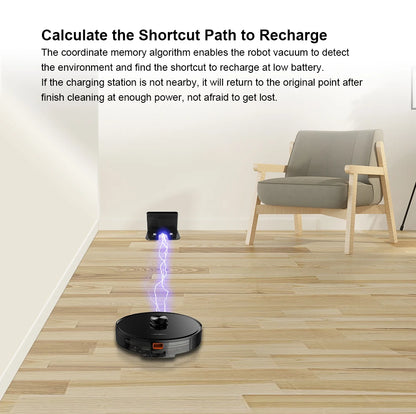 Robot Vacuum Cleaner Liectroux/LILIN X6,Laser System,Multiple-Floor Maps,Restricted Area Setting for Home Carpet Cleaning