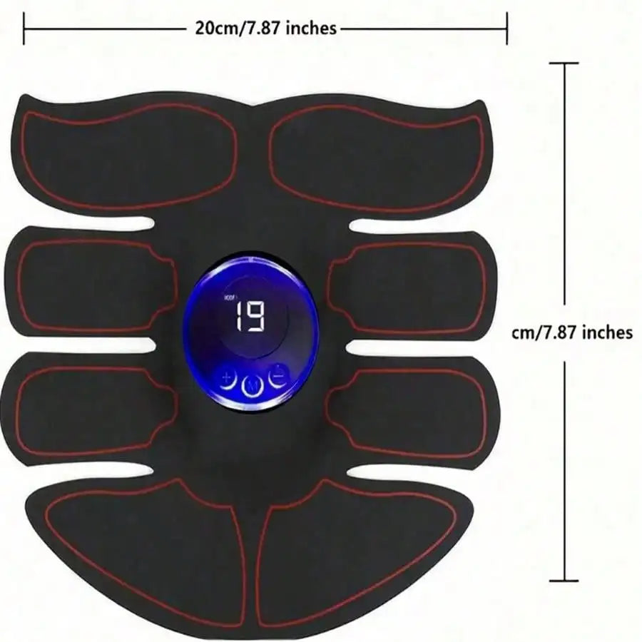 USB Charging EMS Abdominal Muscle Stimulator for Men Fitness ABS Arm Training Patches Home Muscle Exercise Equipment