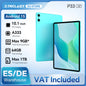 Teclast P33 Android 15 Tablet, 10.1 Inch IPS, Allwinner A333, 9GB(3GB+6GB) RAM 64GB ROM (Expandable 1TB), WiFi 6, 6000mAh, 5MP Camera, Metal Body, Tablet PC