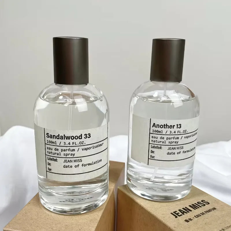 Classic Unisex Perfume Natural Fresh Sandalwood Fragrance Long Lasting Eau De Toilette Elegant Women Man Body Spray 100ml
