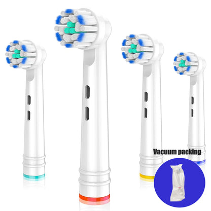 Replacement Toothbrush Heads Compatible with Oral-B ,4-12 Pcs Electric Brush Heads for Oral B Replacement Heads Pro500/1000