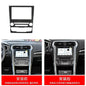Fit for Ford Fusion Mondeo 2013–2019 Carbon Fiber Style ABS Interior Panel Cover Trim Stickers Car Decor Accessories