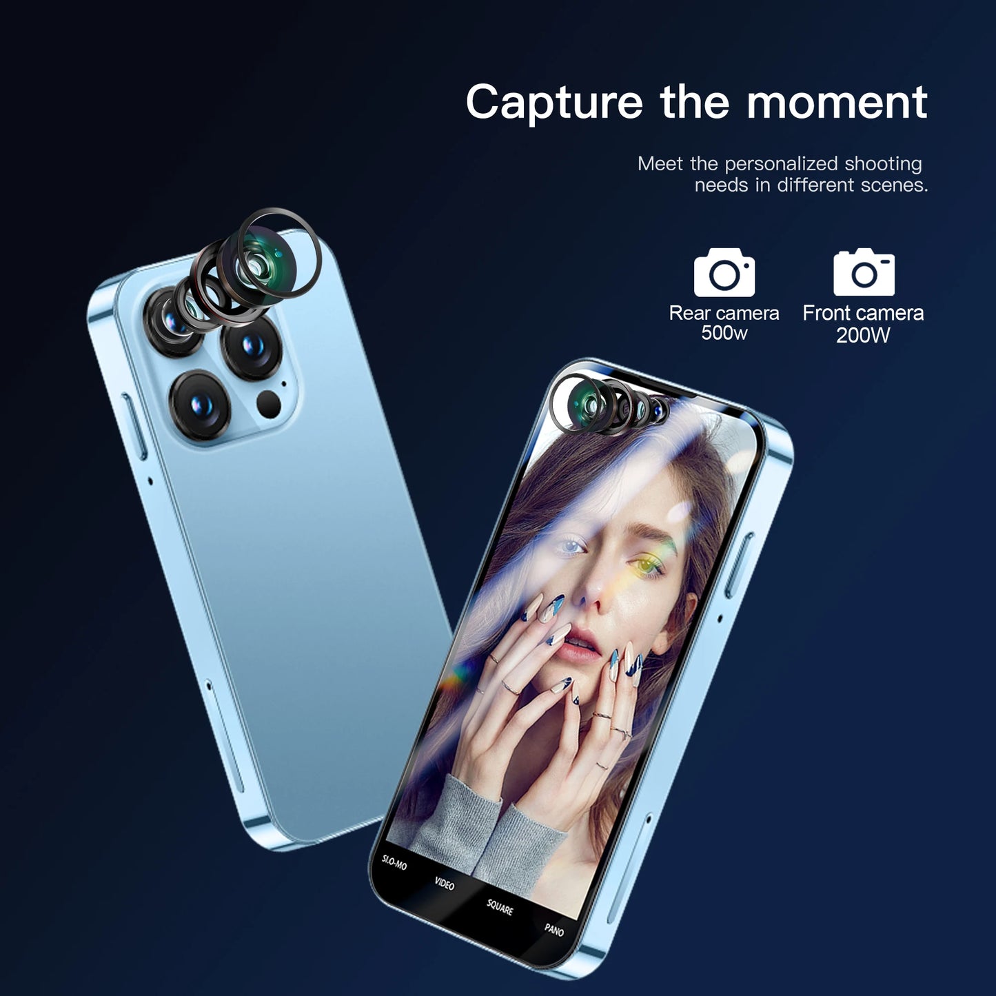 SERVO 19PRO Android Mini Smartphone 4G LTE Dual SIM Standby 6GB RAM 128GB ROM Play Store WiFi OTG 3.88" Screen Small Smart Phone