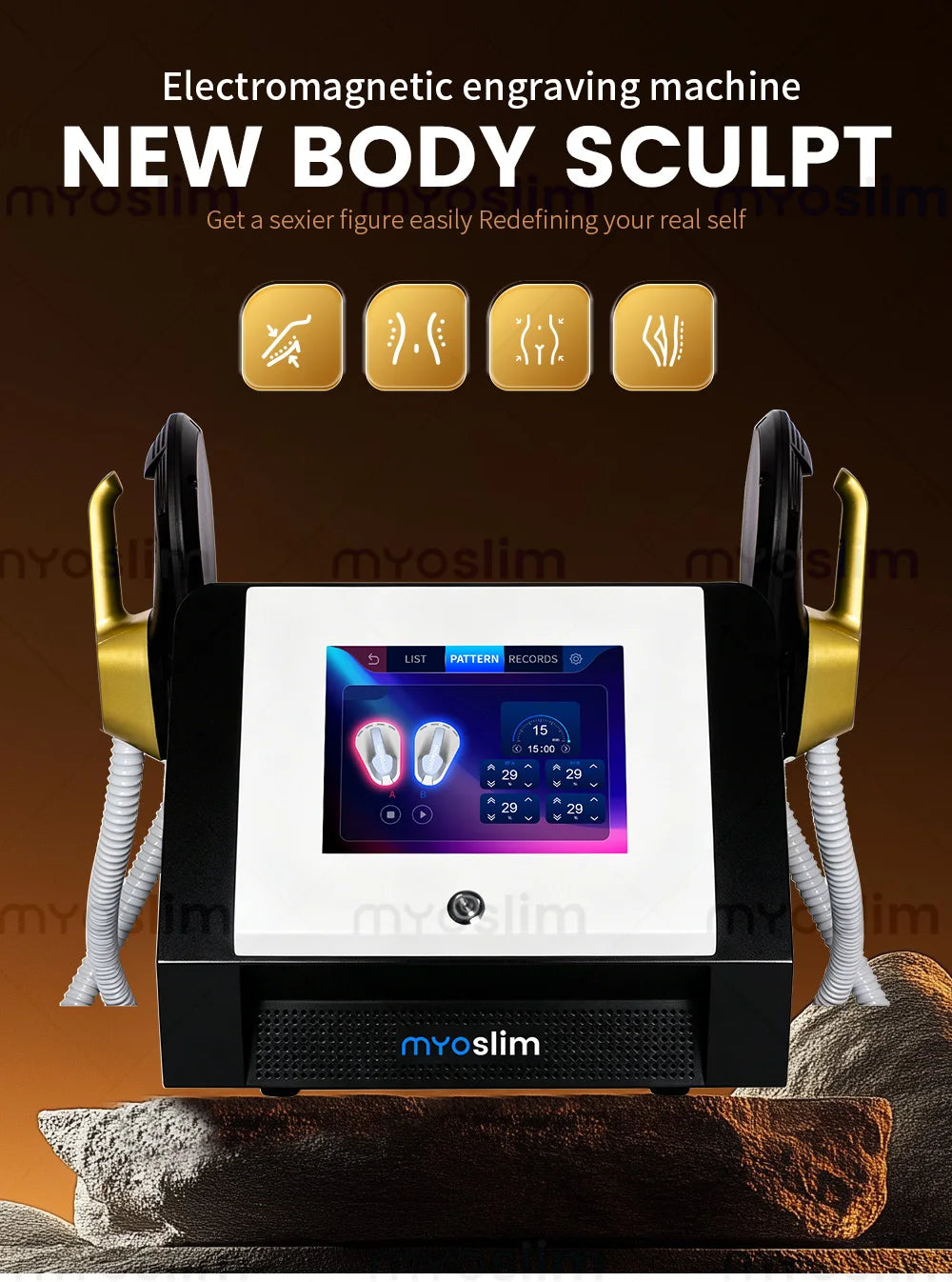 CE Certified EMS RF Neo Body Sculpting Machine  Muscle Stimulator Fat Reduction Body Slimming Beauty Equipment