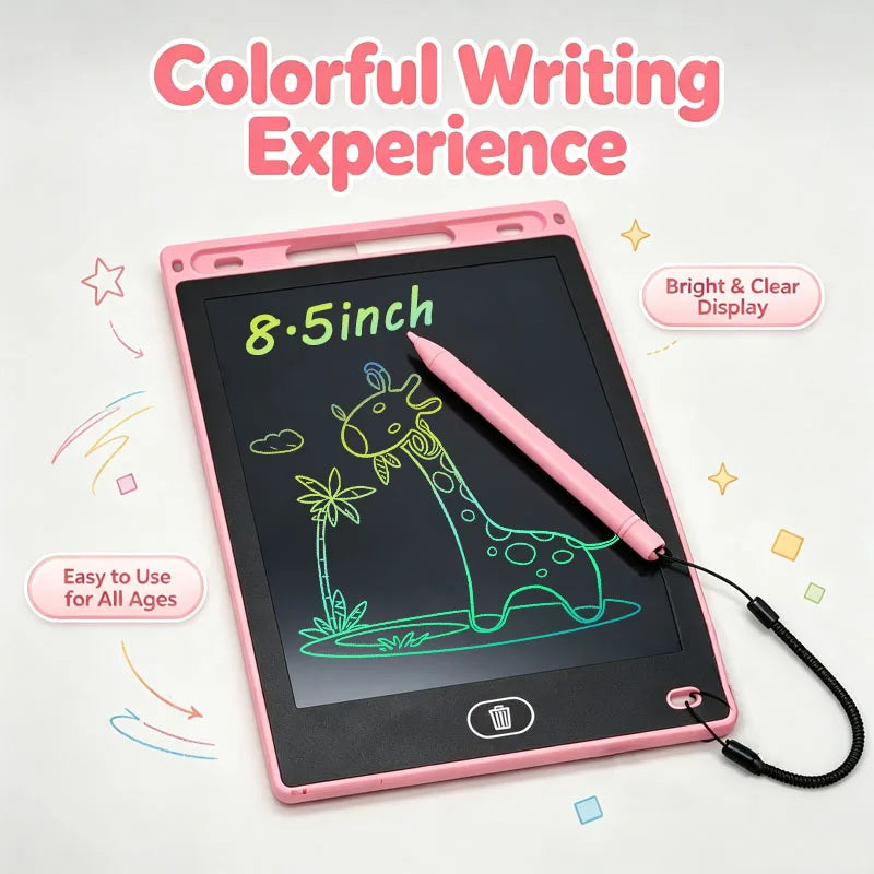 8.5 Inch LCD Drawing Tablet Electronic Writing Board Handwriting Pads Portable Doodle Board  Travel Educational Toy Gift for Kid