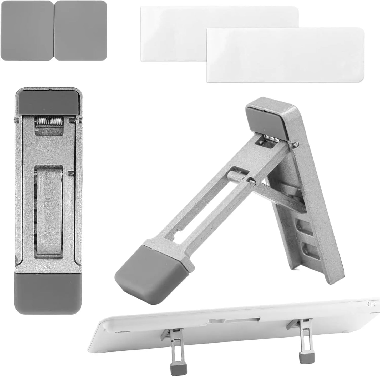 2Pcs Foldable Keyboard Riser Stand Adjustable Tilt Portable Mini Laptop Feet Ergonomic Keyboard Lift for Desk