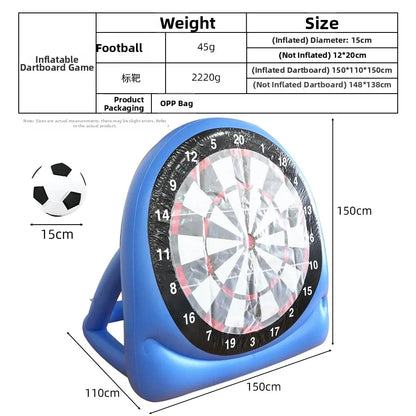 Inflatable Football Soccer Target Mat Outdoor Indoor Shooting Practice Game Toys for Children