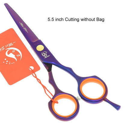Meisha 5.5 inch Professional Hair Cutting Thinning Styling Tool Japan 440c Hairdressing Scissors Set Hair Salon Shears A0027A