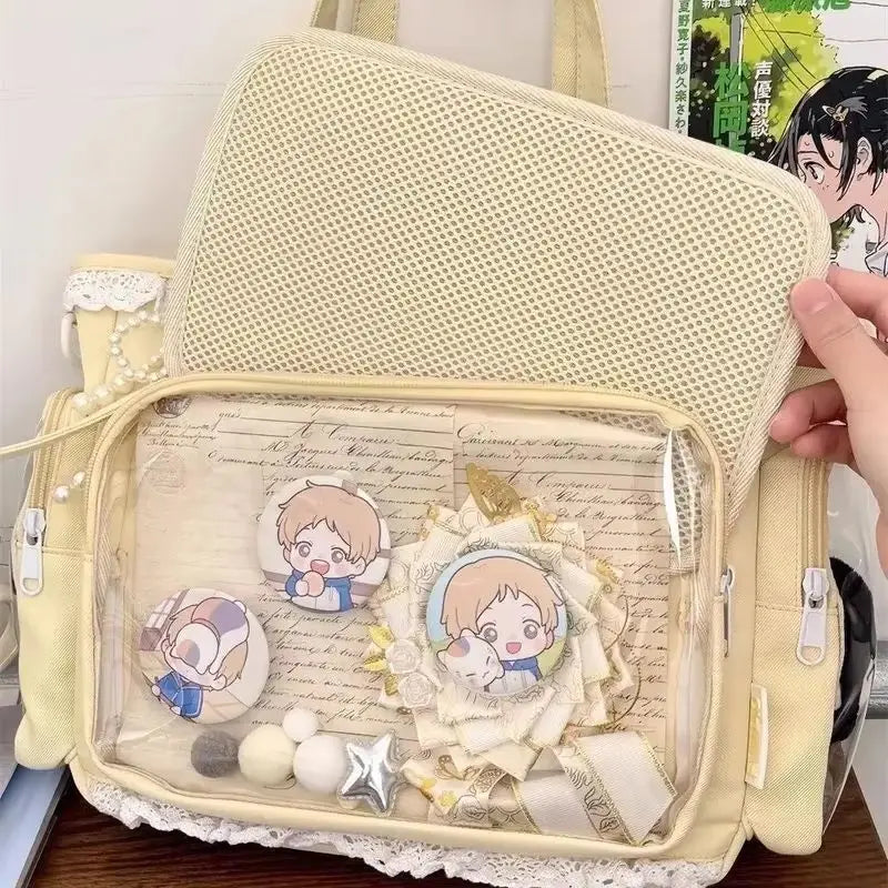 Ballet Girl Has A Large Appetite Itabag Japanese 2D Single Shoulder Cross Body Goods Bag Gift For Friends Only No Dolls No Card
