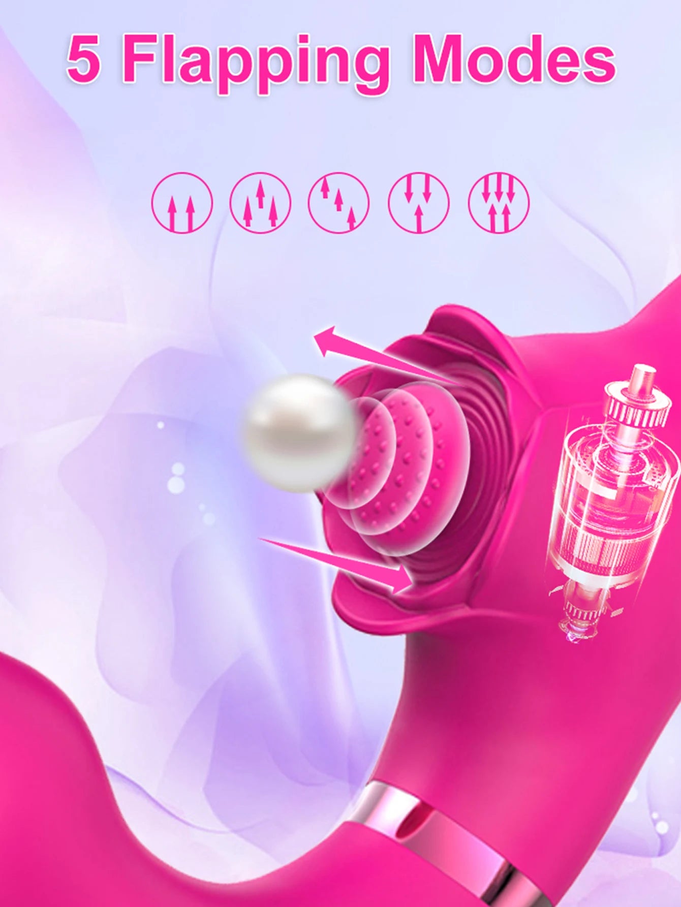APP Strapless Strap-On G-Spot Dildo Vibrator Realistic Double-Ended Vibrating Butt Plug Anal Sex Toys for Women Lesbians Couples
