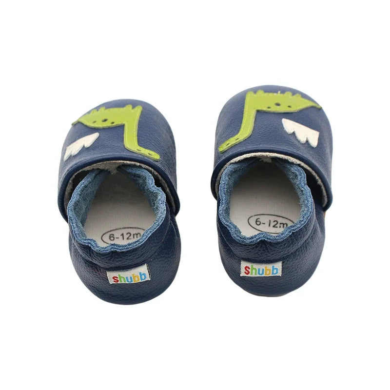 Autumn Baby Shoes Toddle Boys Girls Skid-Proof Shoe Soft Sheepskin Sneakers Fashion Animal Picture First Walker Moccasins 0-24M