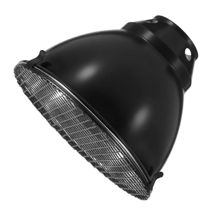 1Set Anti-Scald Reptile Heat Lamp Guard Aluminum Dome Light Shade High Efficiency Heating Versatile for Turtle Lizard Snake