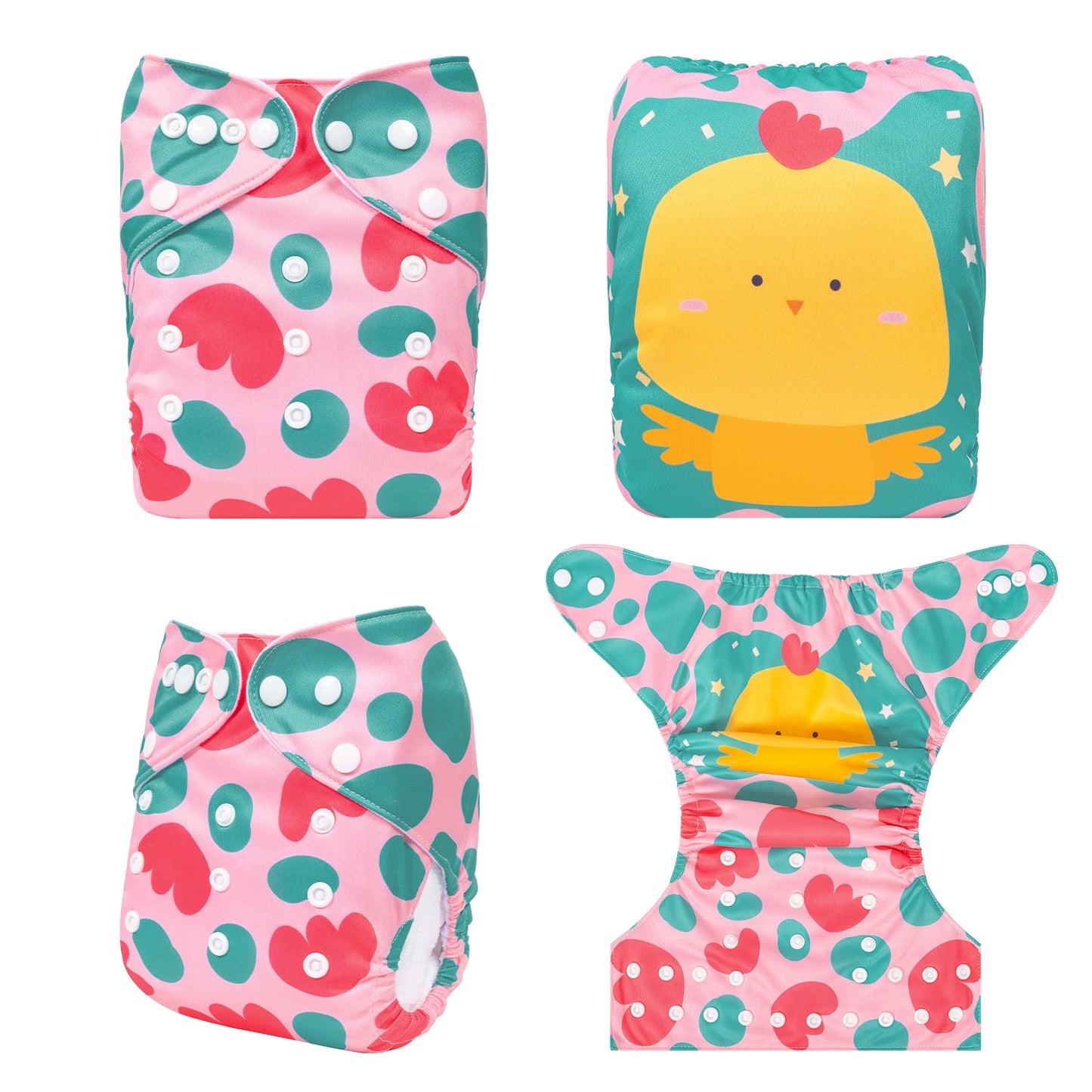 U Pick ALVABABY Digital Position Cloth Diapers Baby Reusable Modern Cloth Nappy for Baby with 1pc Microfiber Insert