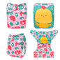 U Pick ALVABABY Digital Position Cloth Diapers Baby Reusable Modern Cloth Nappy for Baby with 1pc Microfiber Insert