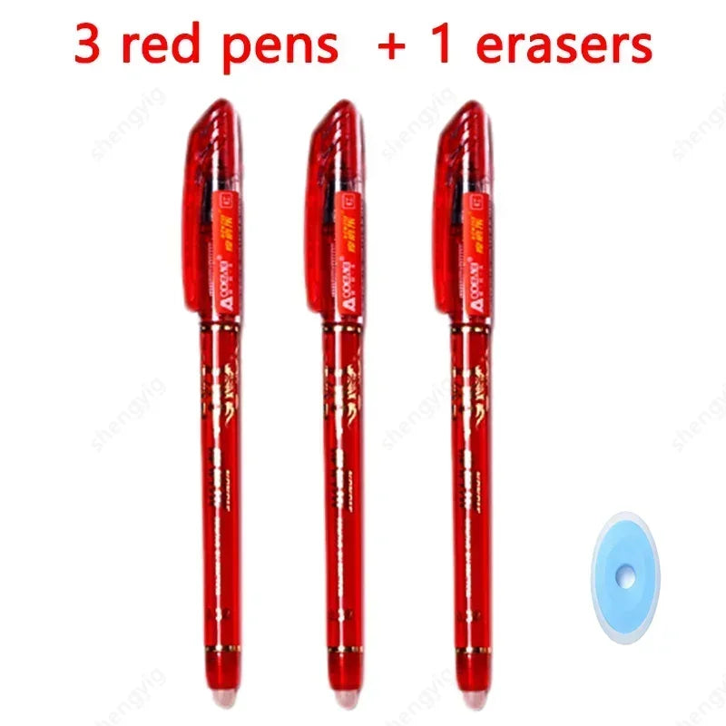 14 Pcs Erasable pens gel pen sketch Writing Stationery for Notebook school supplies office cute pens pen pencil cute pens