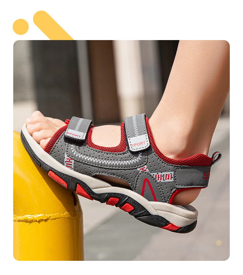 Breathable Children's Sandals Beach Shoes Boys Outdoor Sports For Kid's Girls Students Casual Sandals Anti-slip Flat Walking
