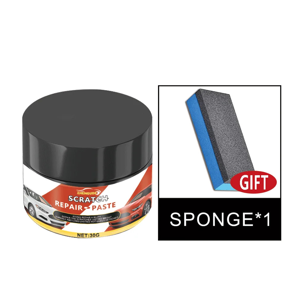 Car Wheel Hub Scratch Refurbishment Paste, Tire Rim Scratch Paint Repair Paste - Aluminum and Steel Rings Dent Restore Care
