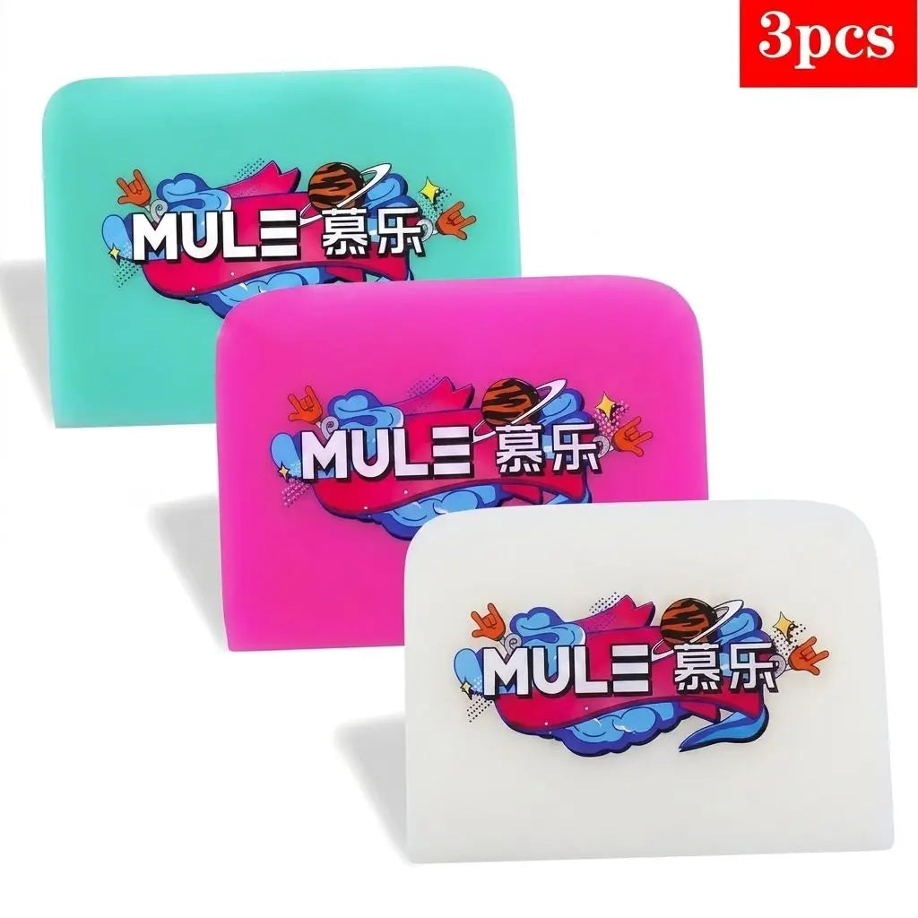 MULE Multi-Color TPU Car Vinyl Wrap Squeegee Scraper Auto PPF Film Installation Tool Essential Wrapping Tool for Professional Us