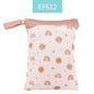 HappyFlute Baby Diaper Bags Double Zippered Wet/Dry Bag Waterproof Wet Cloth Diaper Backpack Reusable Diaper Cover WetBag