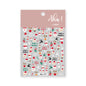 Winter Christmas Atmosphere Nail Stickers Snowman Snowflake Wapiti Self-adhesive High Quality Cute Nail Stickers Nail Art Deco