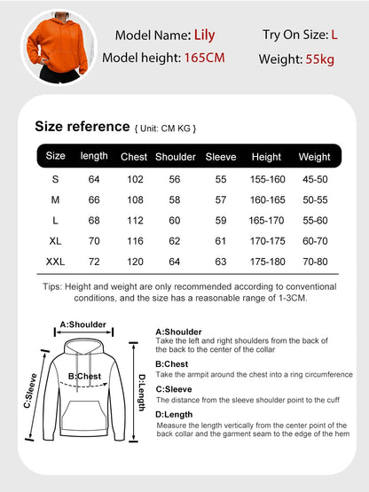 Be Kind Hoodies Women Letter Prints Winter Fleece Warm Hooded Street Pocket Loose Sweatshirts Casual All-match Woman Clothes