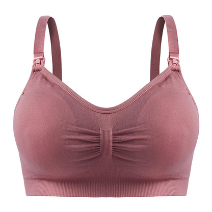Breathable Maternity Pregnant Bras Comfort Breastfeeding Sleep Bralette Women Wireless Seamless Nursing Underwear