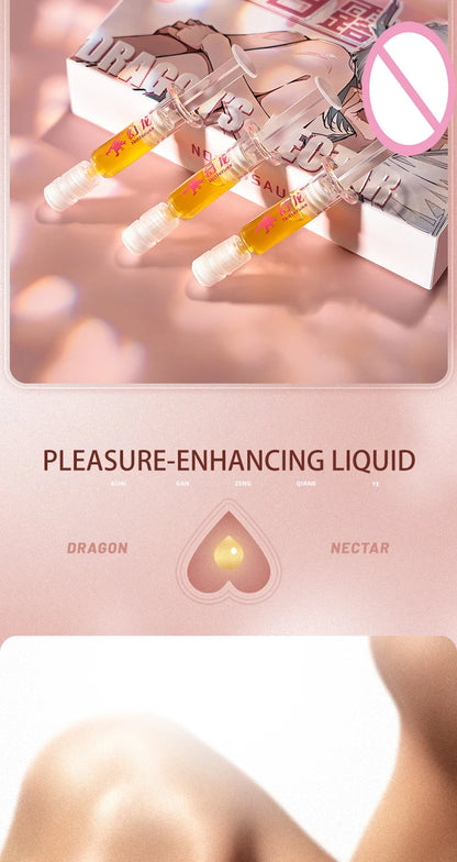 Sexual Enhancer Gel for Women – Fast-Acting Pleasure Liquid with Warming Effect, Tightening Sensation, Helps Reach Orgasm, 5 Sin