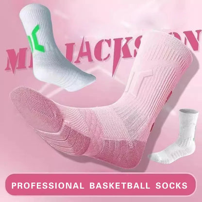 Men's Professional Basketball Training Elite Breathable Quick Drying Towel Bottom Wicking Sweat Sports Pressure Sock