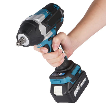 1200/1800N·m Brushless Cordless Electric Wrench Set 1/2" Car Truck Repair Screwdriver Power Tool Impact Drill Rechargable with 1 Battery