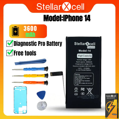 High Capacity Diagnostic Battery OEM TI BMS No Pop Up Message Run Diagnose for iPhone 12 13 14 15 Pro Max Pro Mini Plus