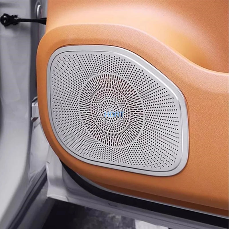 Car Styling Instrument Outlet Horn Hood Air Intake Mask Audio Trim For Leapmotor C10 2024 + Rear Trunk Speaker Cover Accessories