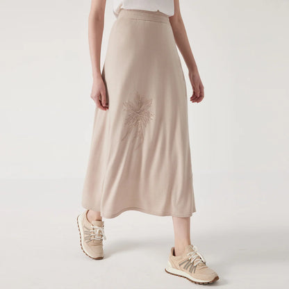 BC1040 Luxurious Clothes Ladies Embroidery Merino Wool Silk Skirts Womens Clothing Elegant Summer