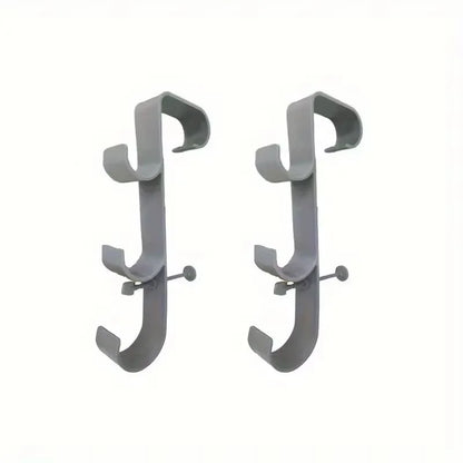 Pool Leaf Skimmer Net Holder Adjustable Telescopic Pole Hanger Above Ground Pool Outdoor Hot Tub Poolside Cleaning Accessories