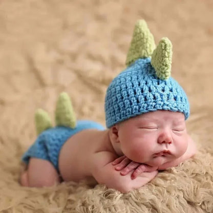 Newborn Photography Props New Born Baby Crochet Knit Costume Accessories Infant Photo Shoot Clothes Newborn Shooting