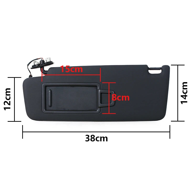 Car Sun Visor with Mirror For Volkswagen Jetta/For Skoda Octavia /For Xinrui/For Santana 5G0857551 5G0857552 5GG857551 5GG857552