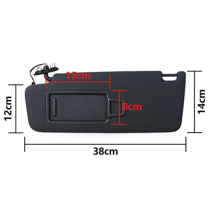 Car Sun Visor with Mirror For Volkswagen Jetta/For Skoda Octavia /For Xinrui/For Santana 5G0857551 5G0857552 5GG857551 5GG857552