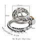 2025 Adjustable Clasp Chastity Cage Sex Toys for Men Metal Penis Ring Sleeve Bdsm Penis Bondage Erotic Urethral Lock Cock Cage