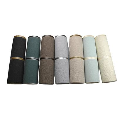 Modern Deerskin Velvet Wallpaper Non-woven Fabric 3D Stripe Living Room Bedroom TV Background Wall Paper טפט לקיר Home Decor