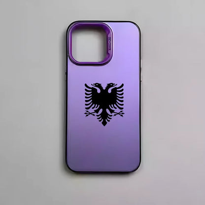 Albanian Flag Phone Case For iPhone 17 Air 16 e 15 14 13 12 11 Pro Max Plus Mini SE 2020 2022 Shockproof Bumper