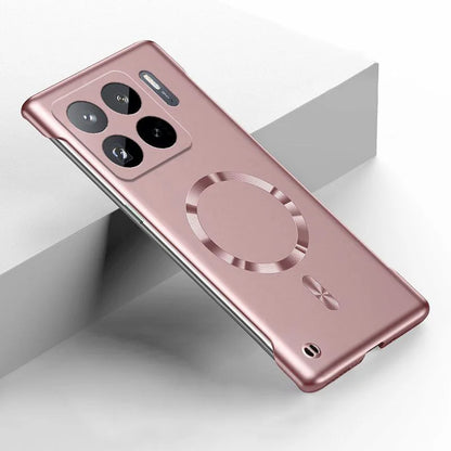 Luxury Metal Painting Slim Frameless Case For XIAOMI 17 Pro Max 15T 15 Ultra 14T 14 13T 13 12 Pro Magnetic Hard PC Cover
