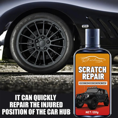 NEW Wheel Scratch Repair Wheel Touch-Up Kit Car DIY Alloy Wheel Repair Adhesive Kit General Purpose Black Paint Fix Tool