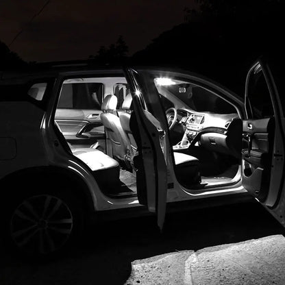 Auto Interior Reading Lamp T10 C5W Car Led Cob 16/24/36/48SMD White12V Car Interior Panel LED Lights Lamp Bulb Car Dome Light