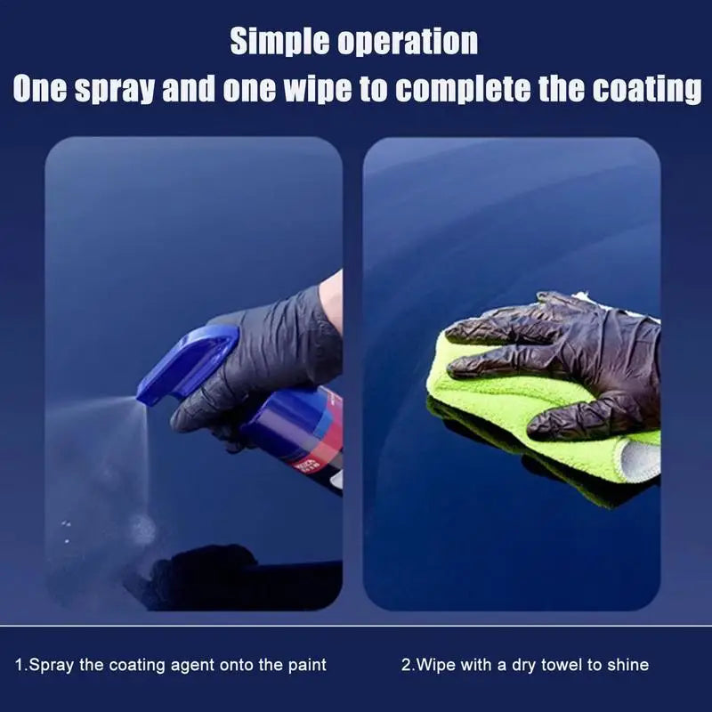 500ml Car Ceramic Coating Spray 3 In1 Car Paint Repair Shield Coating Car Paint Scratch Repair Remover Auto Polishing Spraying