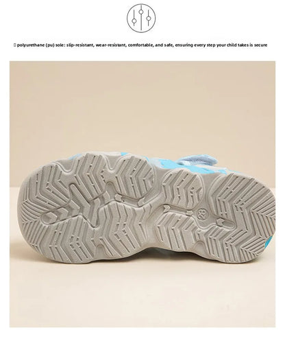 Boys Girls Unisex Sandals 2026 New Summer Toddler Barefoot Beach Sandals Non-slip Comfort Versatile School Outdoor Water Shoes
