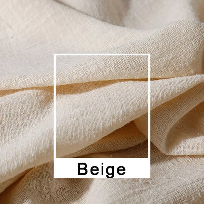 Bohemian Pregnancy Dress Side Split Ruffle Edge Vintage Comfortable Linen Dress Comfortable Linen Boho Style Baby Shower Dress